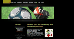 Desktop Screenshot of pinocchio-sportsbar.de