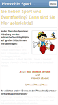 Mobile Screenshot of pinocchio-sportsbar.de